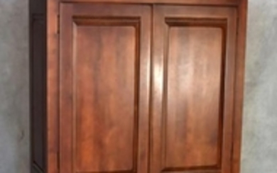 Ethan Allen Walnut paneled wardrobe
