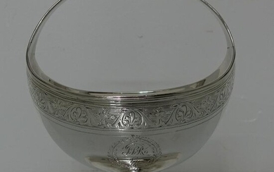 18th Century Antique Sterling Silver George III Sugar