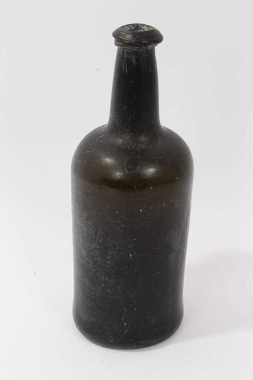 18th century glass bottle