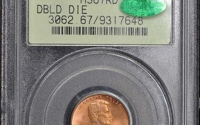 1984 1C Doubled Die Obverse Lincoln Cent Memorial PCGS MS67RD (CAC)