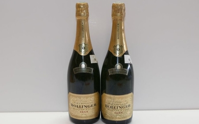 2 Btles Champagne Bollinger Grande Année 1985 Experts:...