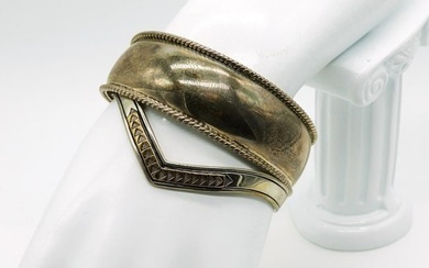 (2) Sterling Silver Cuff Bracelets