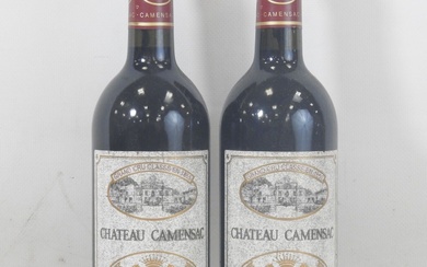 2 bouteilles Château Camensac Haut Médoc Grand cru classé 1998