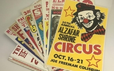40pcs Circus Poster Board CIRCUS FAIR & CARNIVAL