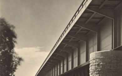 Hugo Schmölz Grafertshofen 1917 – 1986 Lahnstein Reichsautobahn Bridge over the Elbe near Dessau.