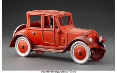 21048: Cast Iron Automobile Toy 9-1/2 x 4-1/4 x 3 inche