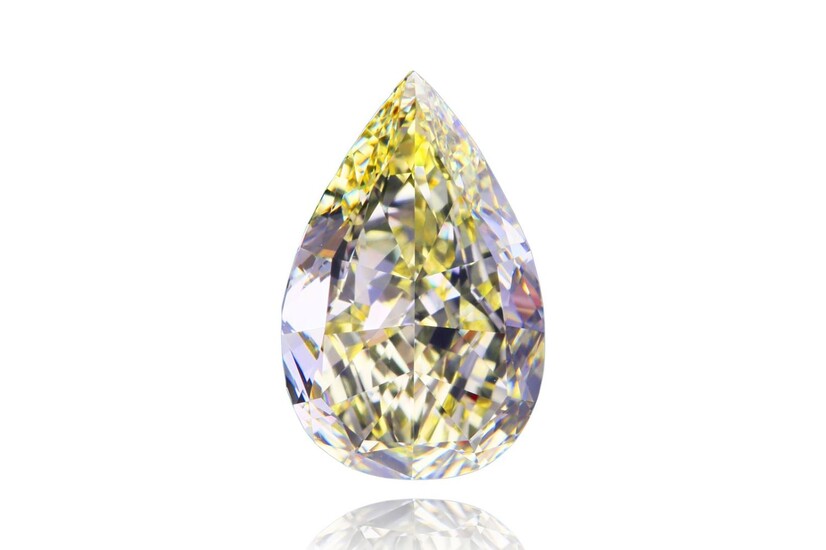 3.07ct Y-Z Vvs2 Pear shape Natural Diamond