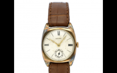 ROLEX Gent's 9K gold wristwatch 1920s Dial, movement and...