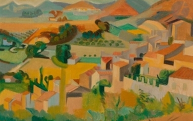 André LHOTE (1885 1962) Paysage de Mirmande, 1938 …