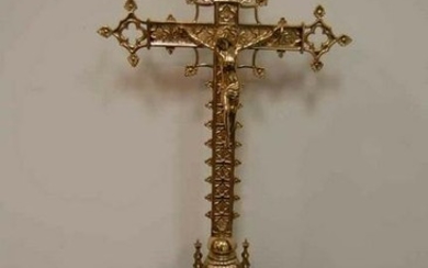 Beautiful Ornate Gothic Altar Cross + 31" ht.+