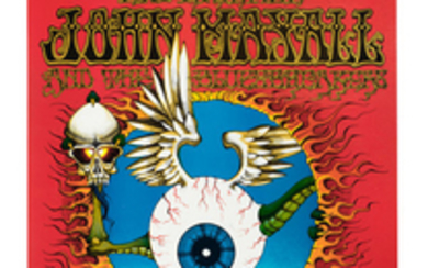 A Bill Graham Presents Jimi Hendrix 'Flying Eyeball' Fillmore / Winterland poster