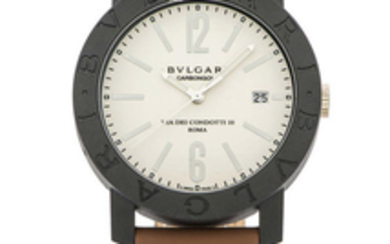 BVLGARI CARBONGOLD REF. BB40CL KINGDOM OF SAUDI ARABIA EDITION A fine and rare self-winding carbon fiber wristwatch with date.