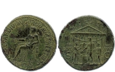 Caligula (37 41). Sesterce (27,31g 36 mm). A/ CAES…