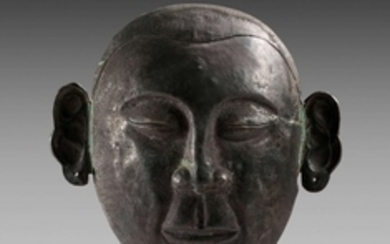 Chine, dynastie Liao (907-1125) Masque funéraire