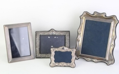 Collection Of Hallmarked Sterling Silver Picture Frames