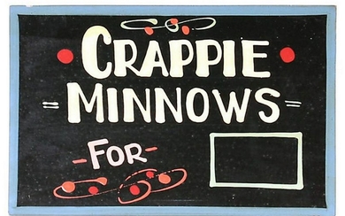 Crappie Minnows Sign