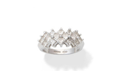 A diamond dress ring