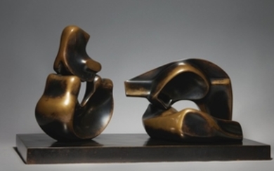 FOUR PIECE RECLINING FIGURE, Henry Moore