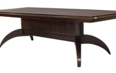 French Art Deco, a Macassar dining table...