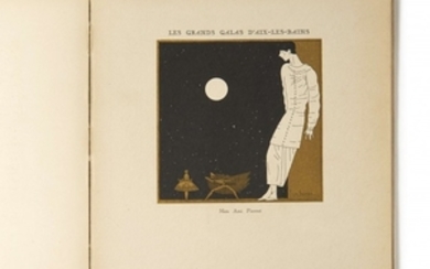 Georges LEPAPE 1887-1971 Recueil de programmes des grands galas du casino d’Aix-les-Bains