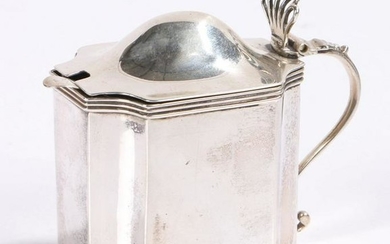 George III silver Mustard pot and cover, London 1798