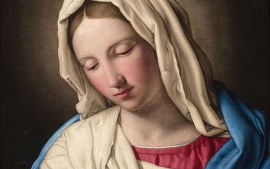 Giovanni Battista SALVI, dit SASSOFERRATO Sassoferrato, 1609 - Rome, 1685 La Vierge en prière