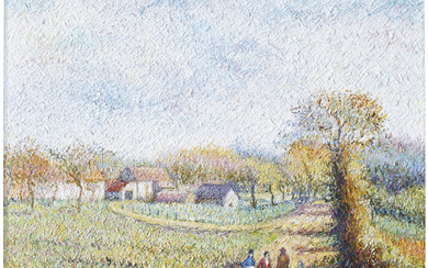 Hugues Claude Pissarro (French, b. 1935), La Route de la Ferme