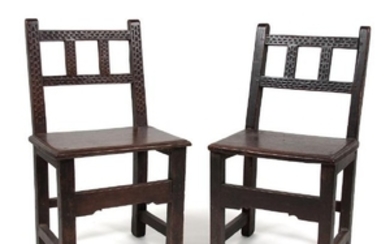 Jacobean Style Oak Chairs
