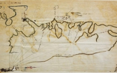 Manuscript Map of Tierra del Fuego
