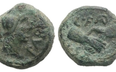 Northern Lucania, Paestum, c. 90-44 BC. Æ Semis (13mm, 4.50g,...