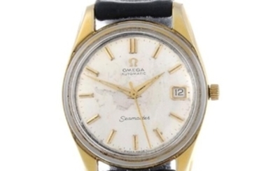 OMEGA - a gentleman's Seamaster wrist watch. Gold