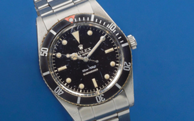 Rolex. A rare stainless steel automatic bracelet watch