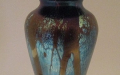 Stuart Abelman Art Glass Vase
