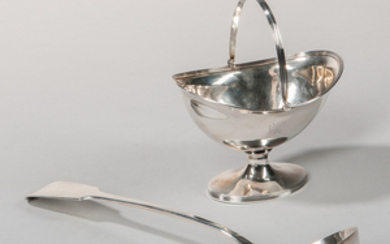 Two Pieces of English Sterling Silver Tableware