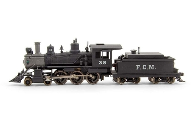 Two Polychrome HO-Gauge Locomotives and Tenders