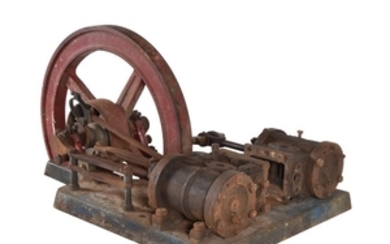 A Victorian live steam stationary engine