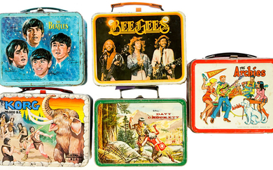 Five Vintage Lunchboxes, The Beatles and more