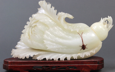 Chinese Carving of a Cabbage