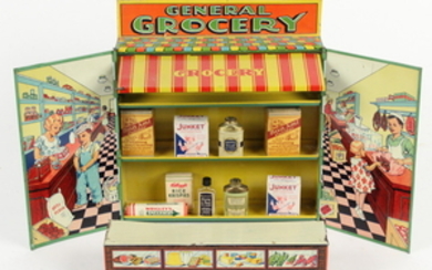 WOLVERINE TIN LITHO GENERAL GROCERY STORE