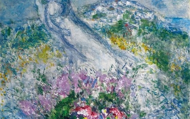 LES FLEURS DE VENCE, Marc Chagall