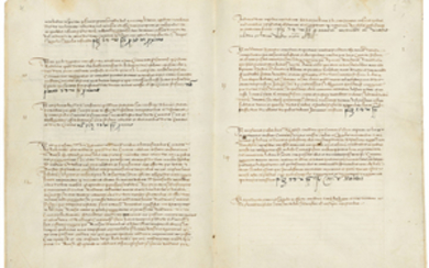 CLEMENT VII, Pope (1478-1534, born Giulio di Giuliano de’ Medici). Document annotated in autograph and signed twice (as Cardinal, ‘J. Car: de Medicis’), a petition to Pope Leo X from the city of Pesaro, n.p., n.d. [between 17 March 1516 and 4 May 1519].
