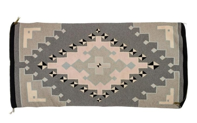 Navajo Two Grey Hills Weaving 52 1/2 x 25 inches