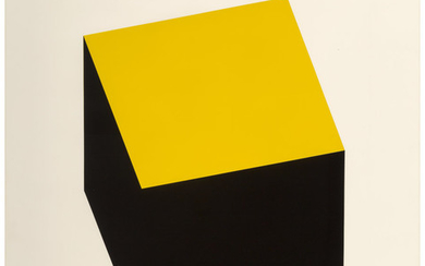 Ellsworth Kelly (1923-2015), Yellow/Black, from Series of Ten Lithographs (1970)