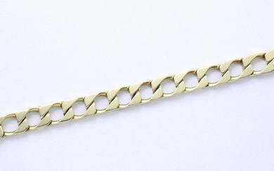 750 thousandths gold bracelet, flat chain bracelet. It...