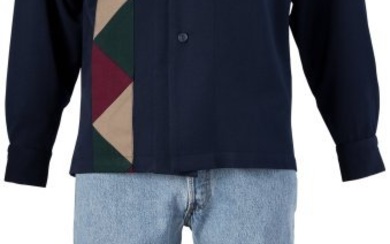 89748: Matthew Perry "Chandler Bing" Wool Shirt Jacket