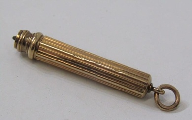9ct YELLOW GOLD EXTENDING PENCIL by Sampson Morden Limited, ...