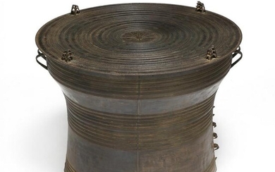 A Burmese Bronze Rain Drum