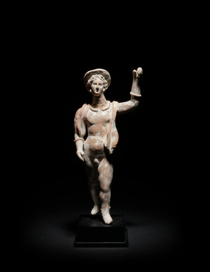 A Canosan Terracotta Figure of a Horseman