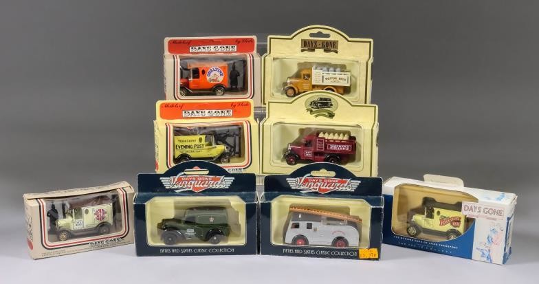 A Collection of Lledo Diecast Vehicle Models and Promotion...