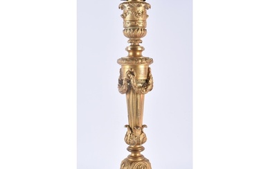 A FINE LARGE 19TH CENTURY FRENCH GILT BRONZE COUNTRY HOUSE L...